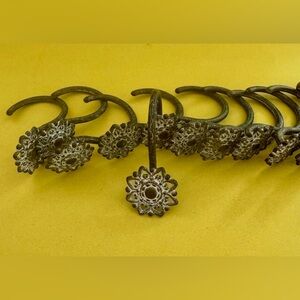 Decorative vintage Metal Curtain Rings